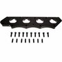 Adaptateur de collecteur d'admission K2H noir Precision Works Honda
