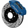 Bremsensatz vorne &ndash; blaue 4-teilige Comp-Bremss&auml;ttel und gelochte und gerillte 262-mm-Scheiben Wilwood Honda