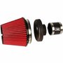 Performance air filter kit - &Oslash;89mm/3.50&#039;&#039; - Black BLOX Racing