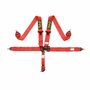 Ceinture 5 points style Nascar - Rouge QSP