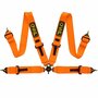 4-Punkt-Gurt 3&#039;&#039; ohne FIA - Fluororange QSP
